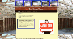 Desktop Screenshot of progaragemaine.com